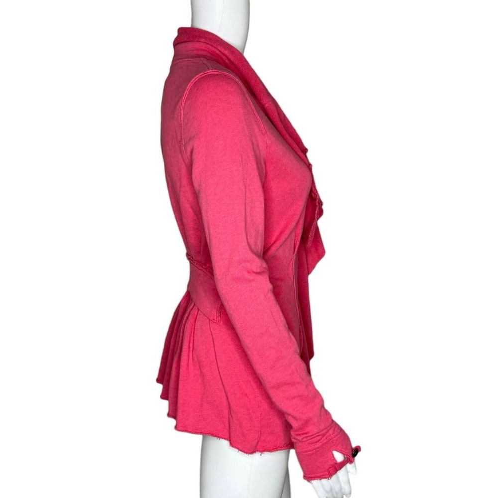 Free People Fuchsia Ruffle Blazer - Picture 3 of 10